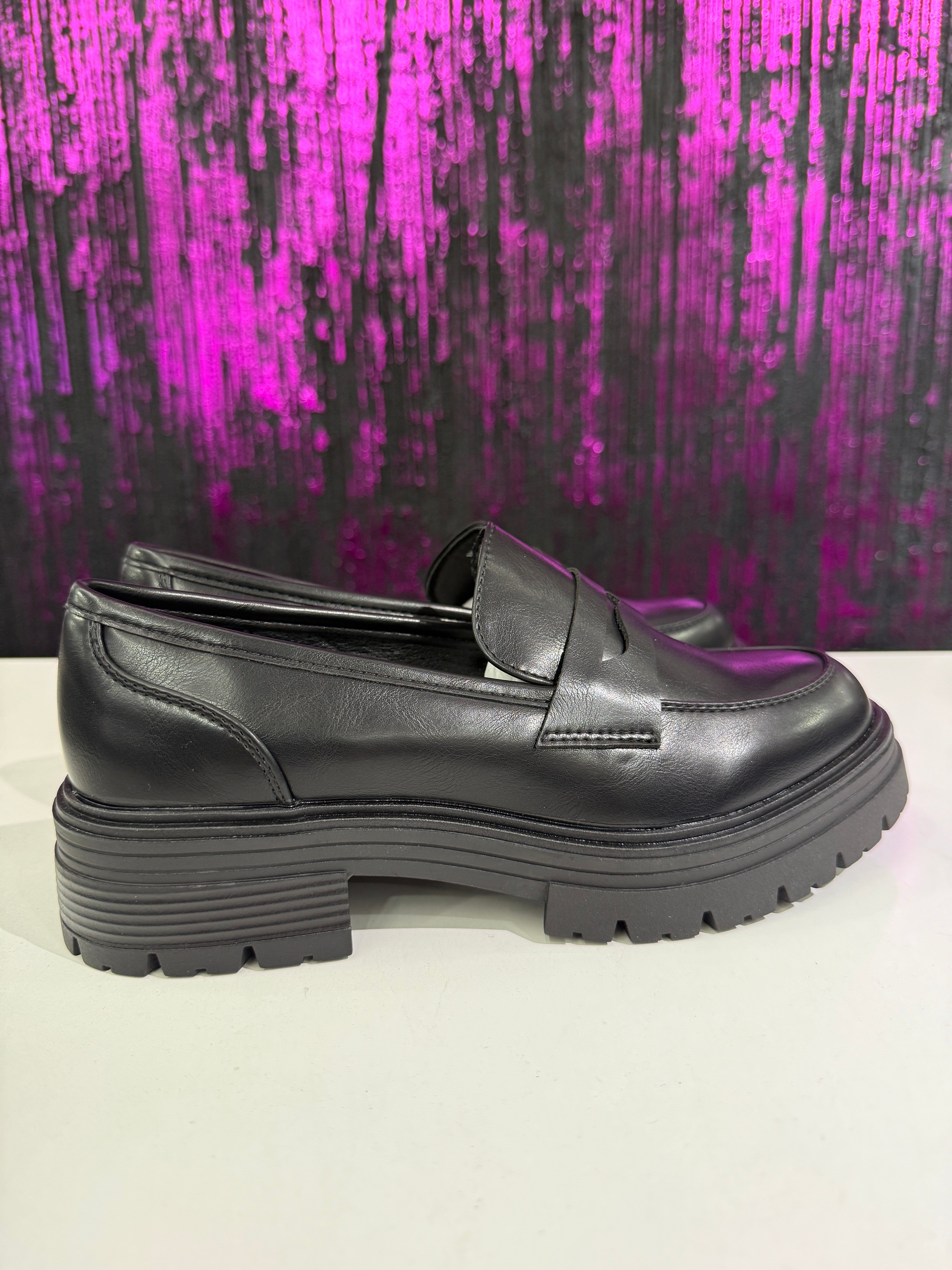 Mocassini Donna in Pelle Nera