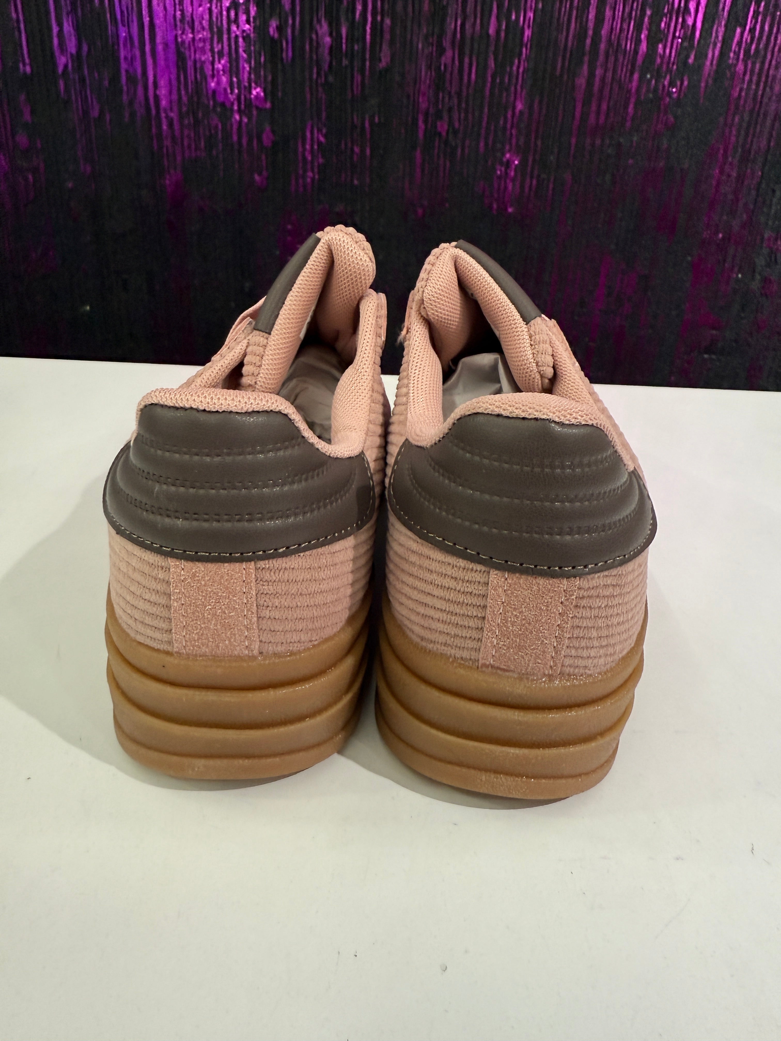 Sneaker donna platform in velluto