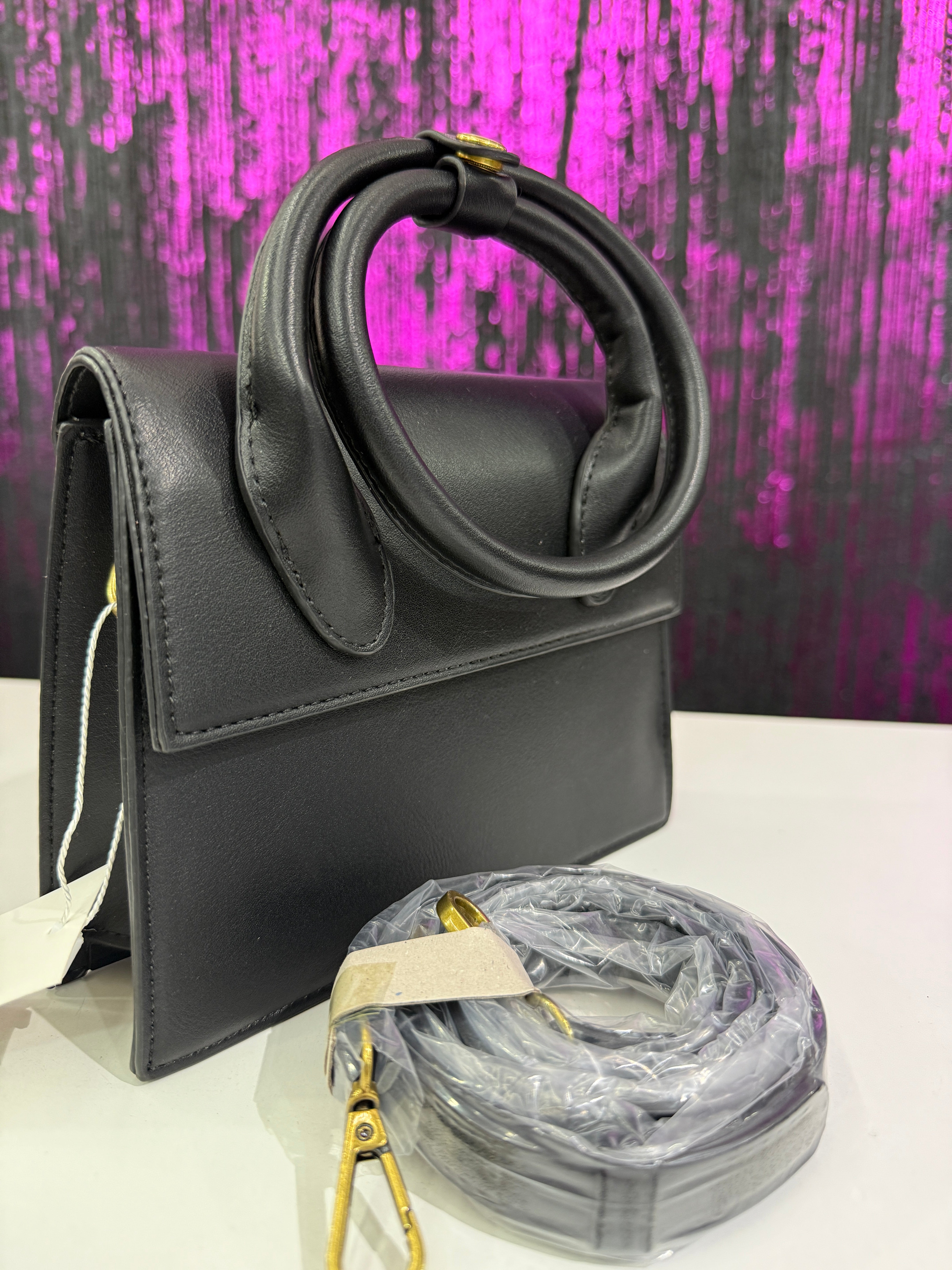 Borsa a Mano con Manici Circolari