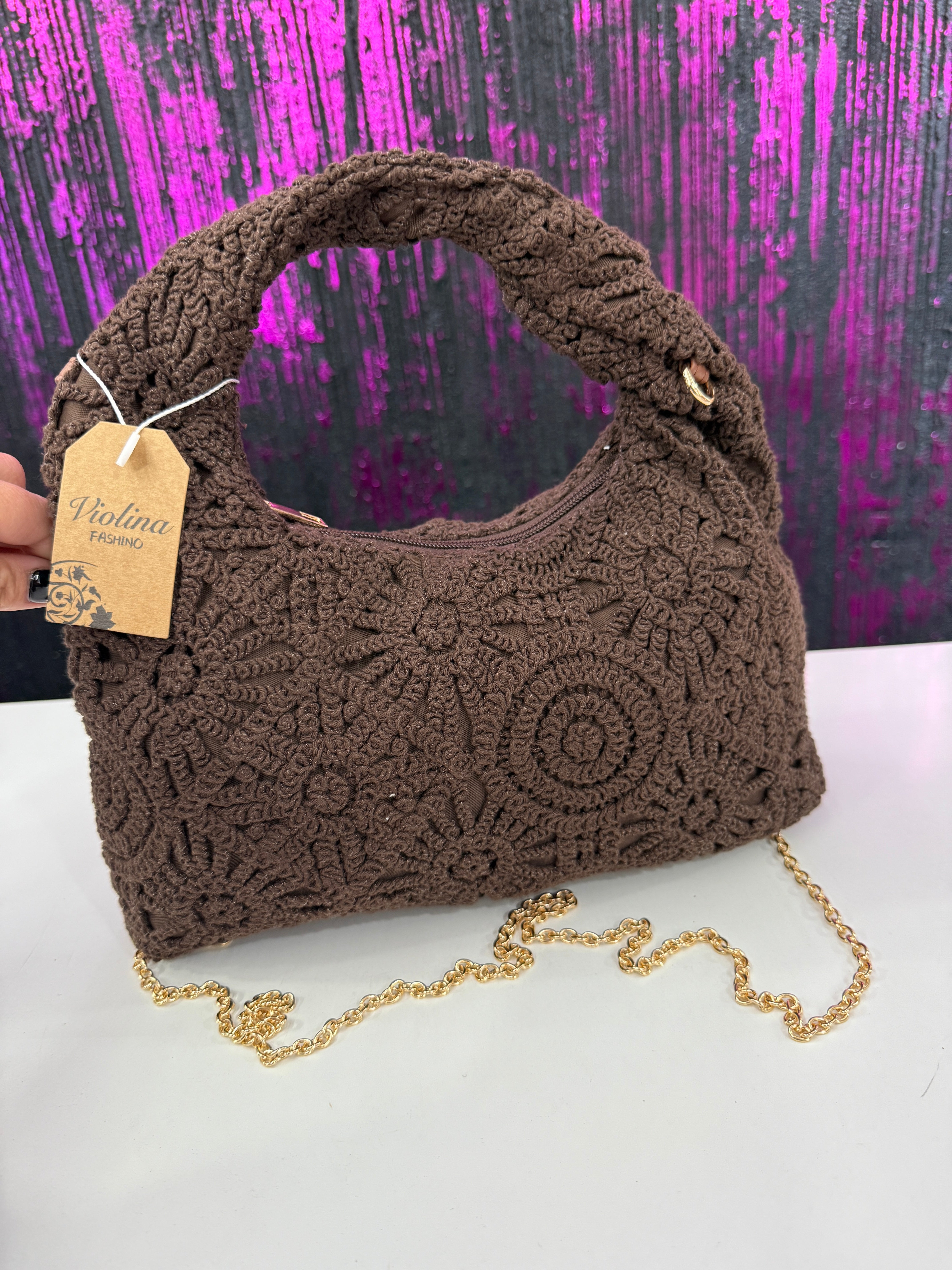 Borsa hobo uncinetto