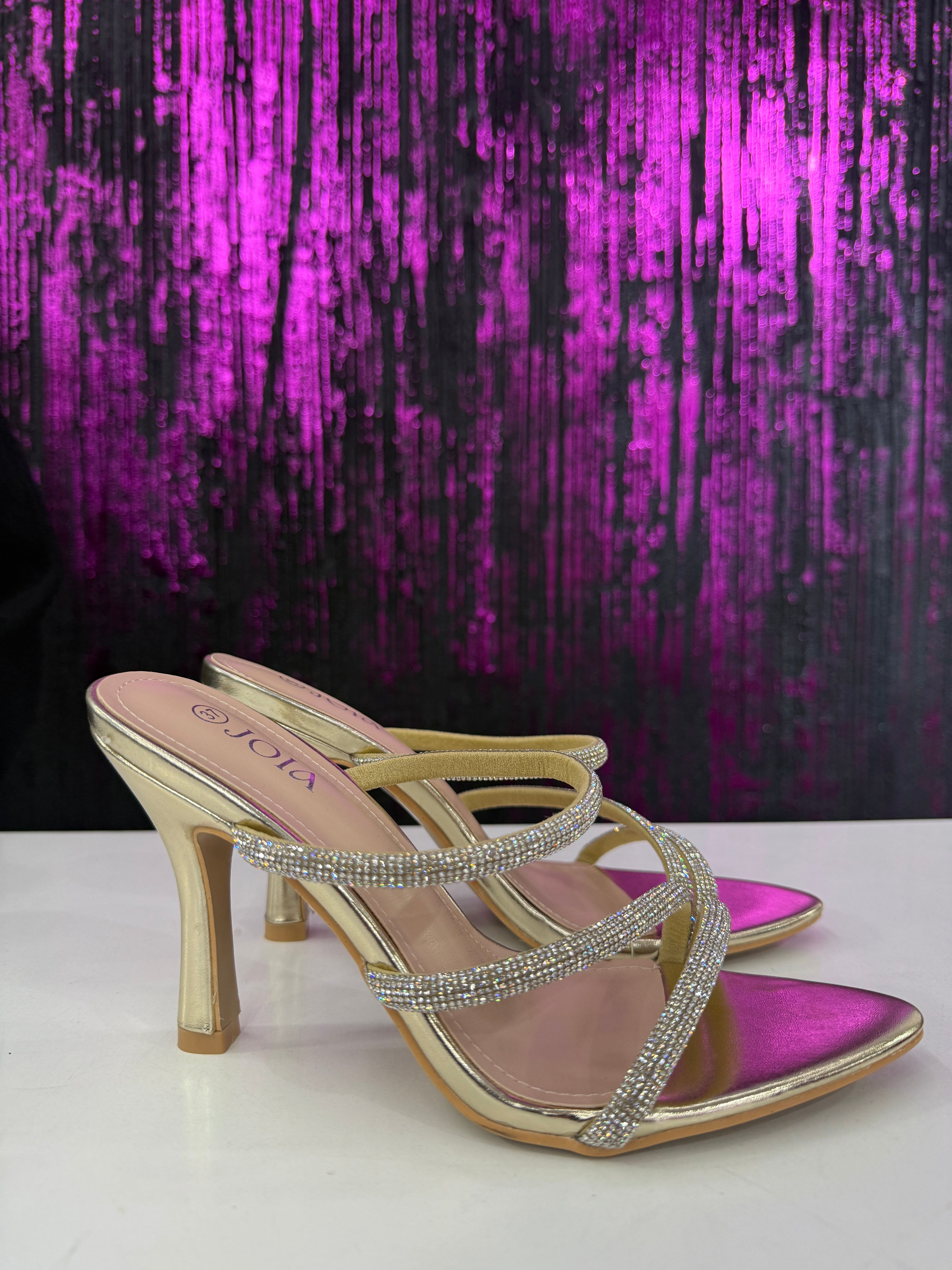 Mule gioiello strass