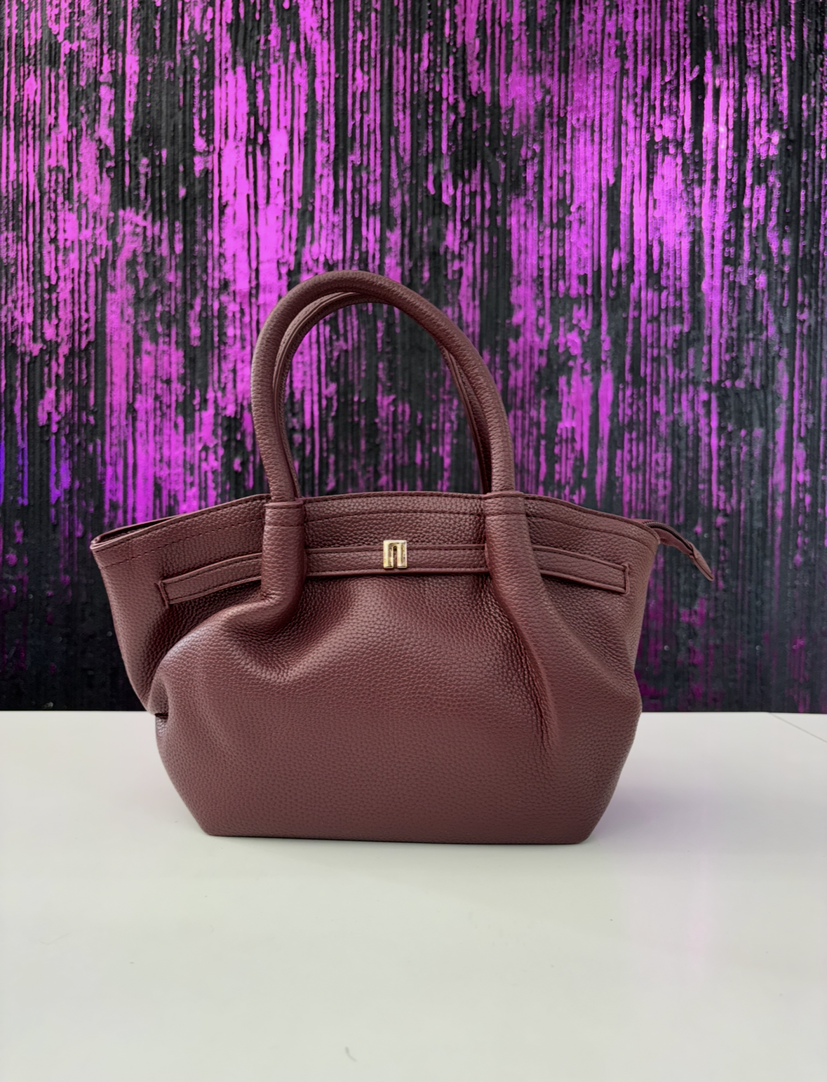Borsa a mano a trapezio