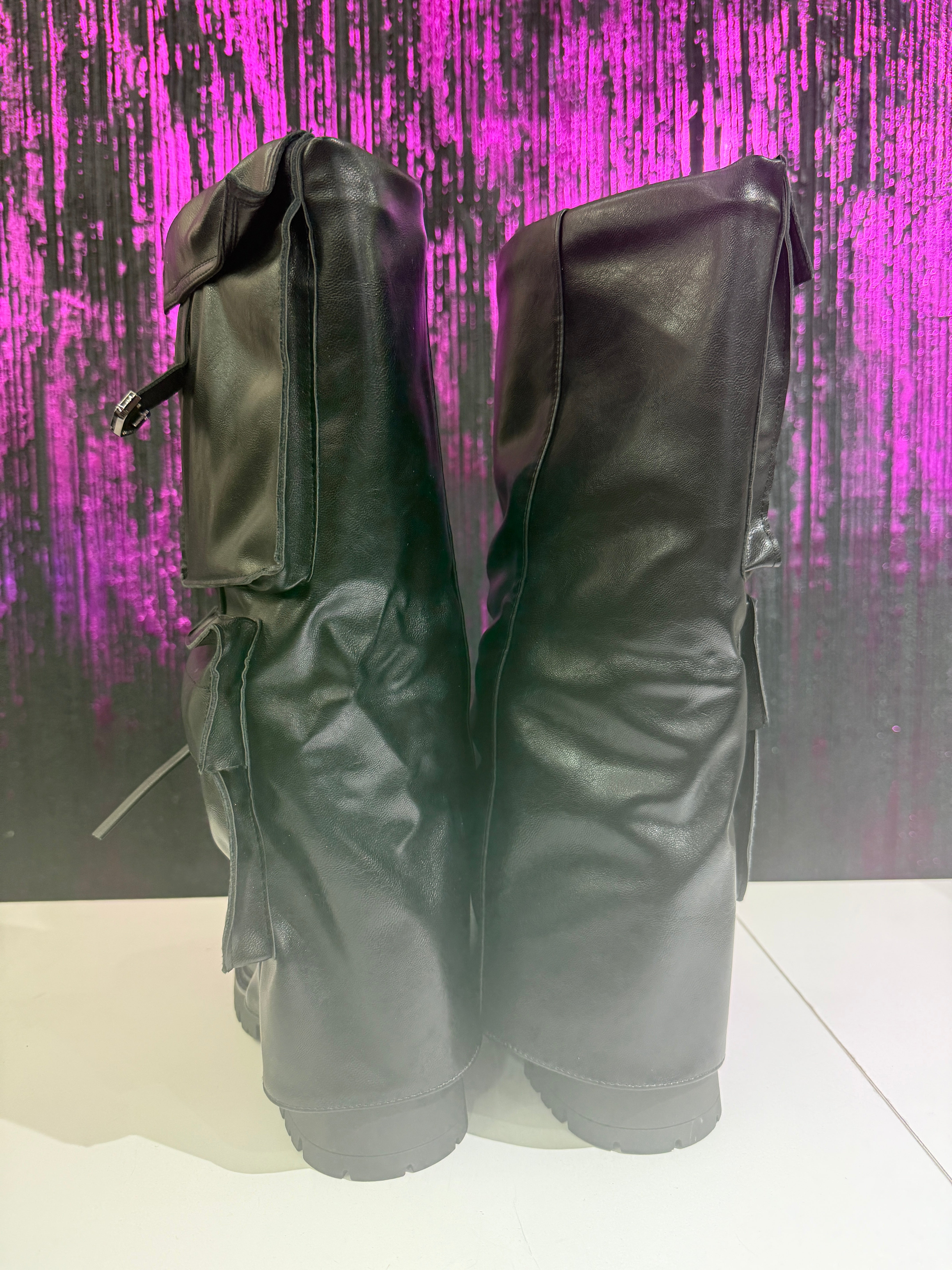 Stivali al Ginocchio Utility con Tasche