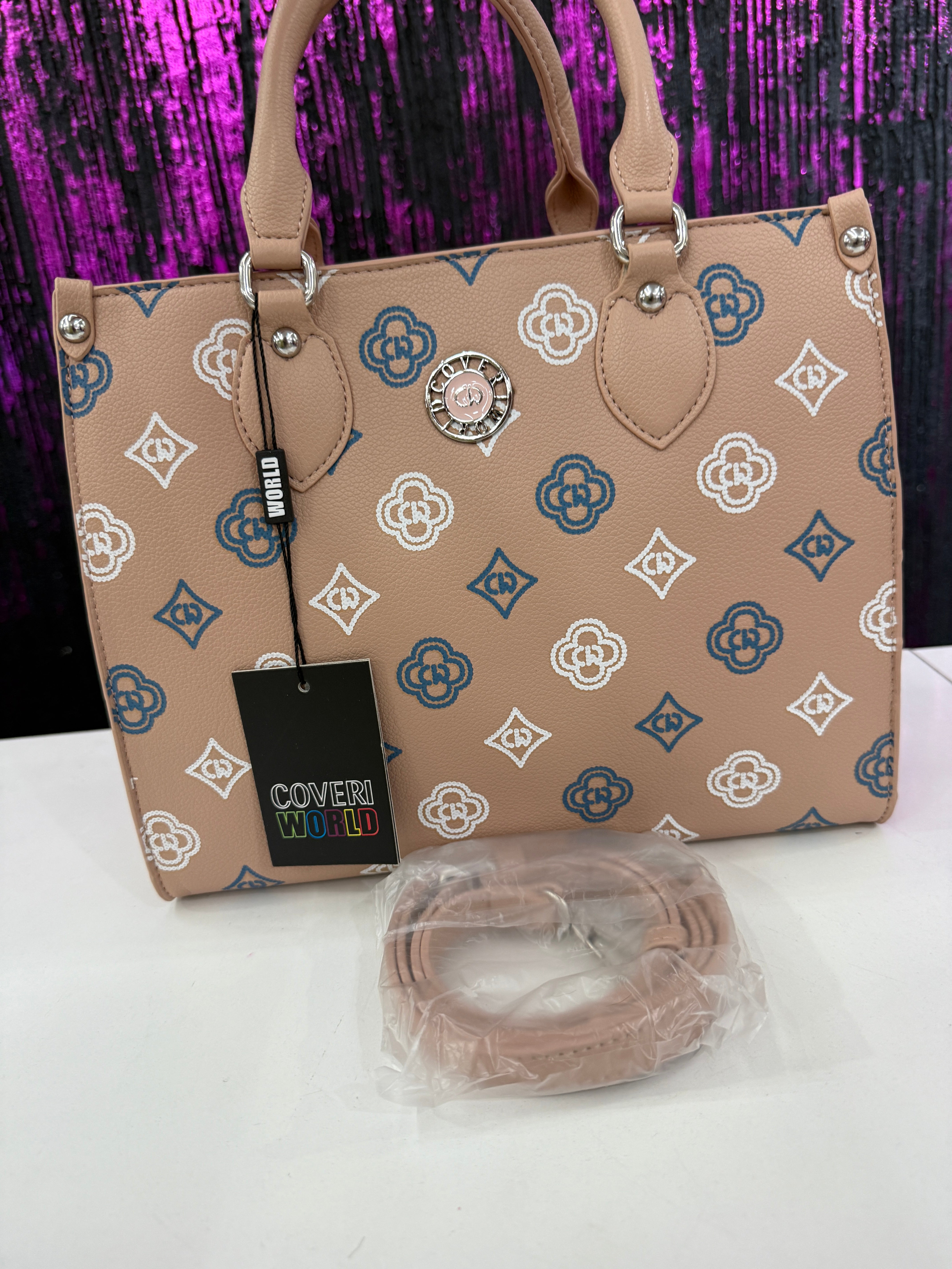 Borsa Coveri logata p/e