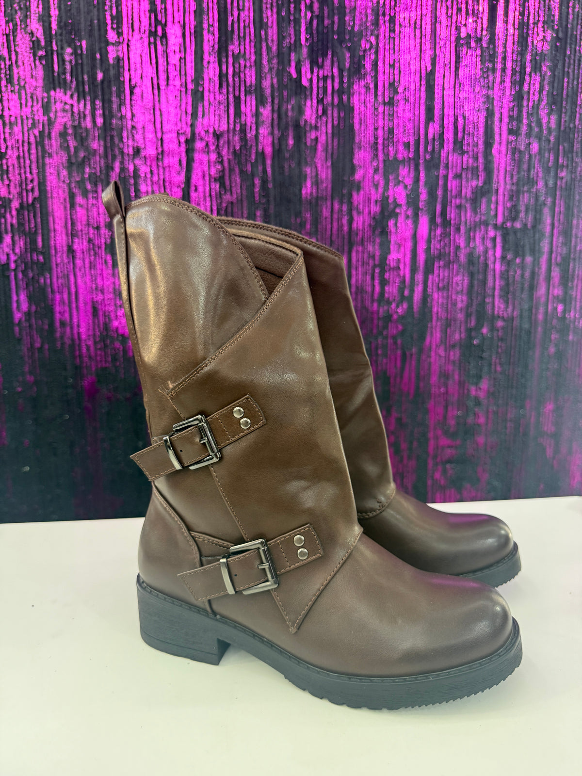 Stivali biker tulipano