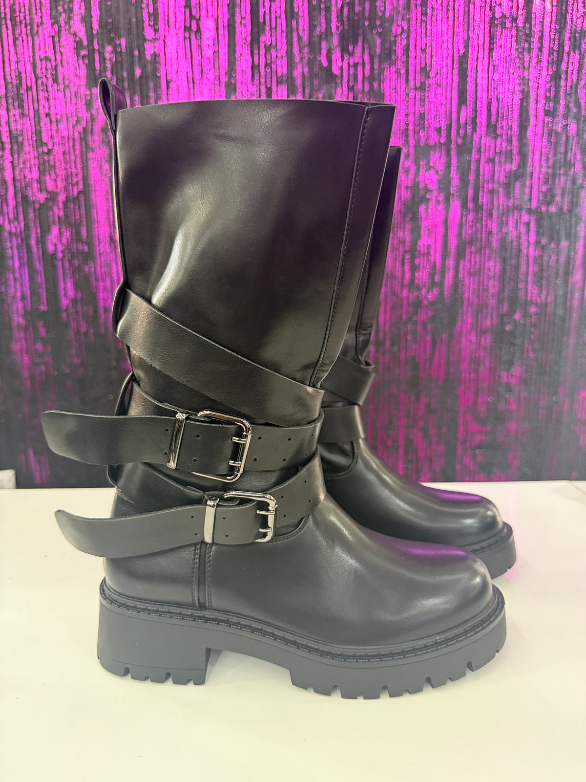Stivali biker tulipano
