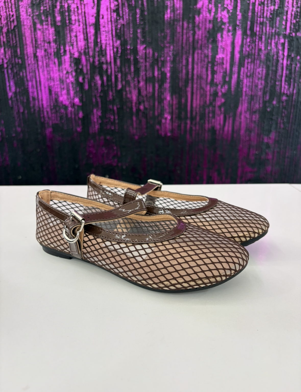 Ballerine a rete mod.Mary Jane13