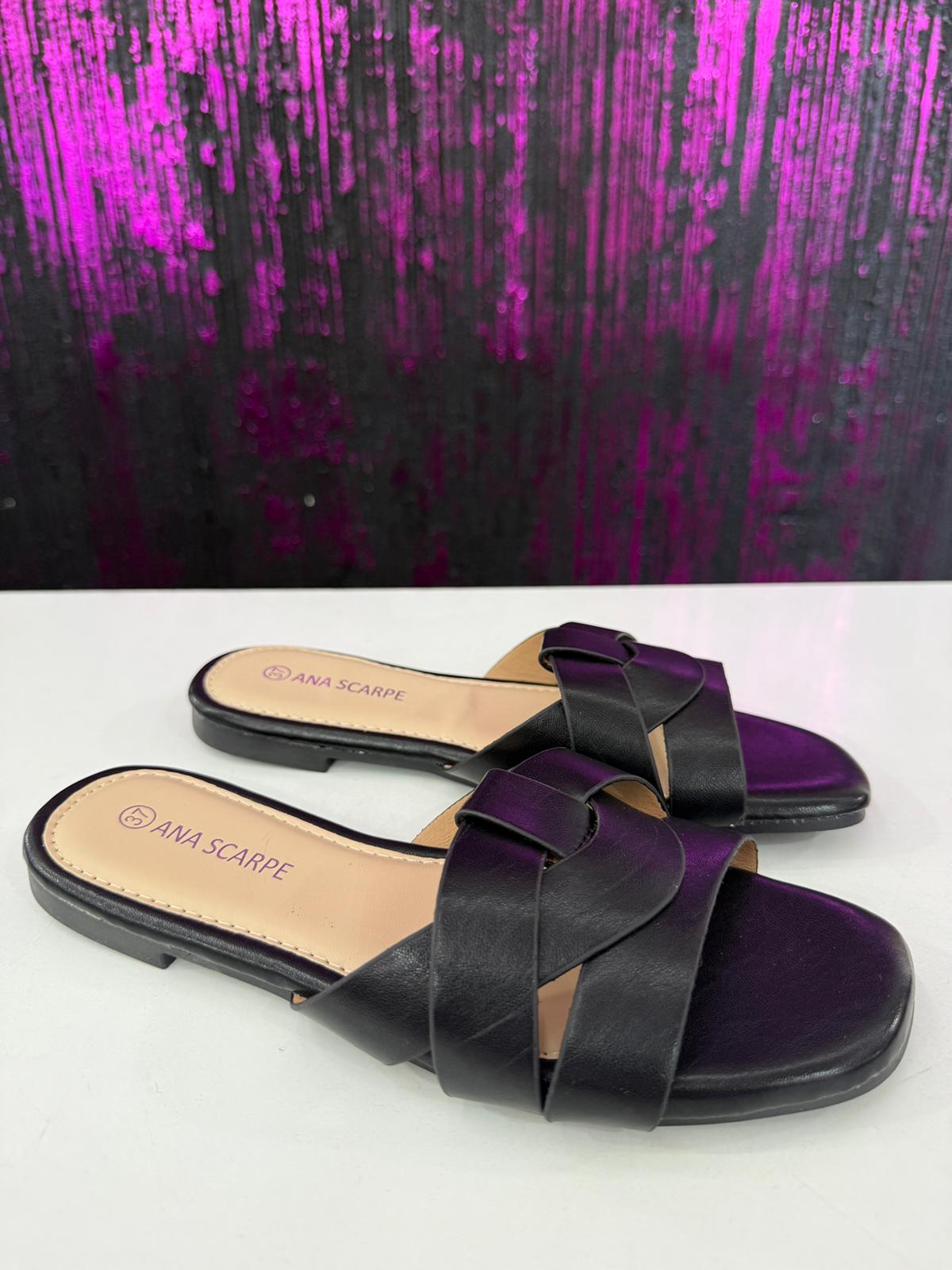 Ciabattine flat mod.intreccio
