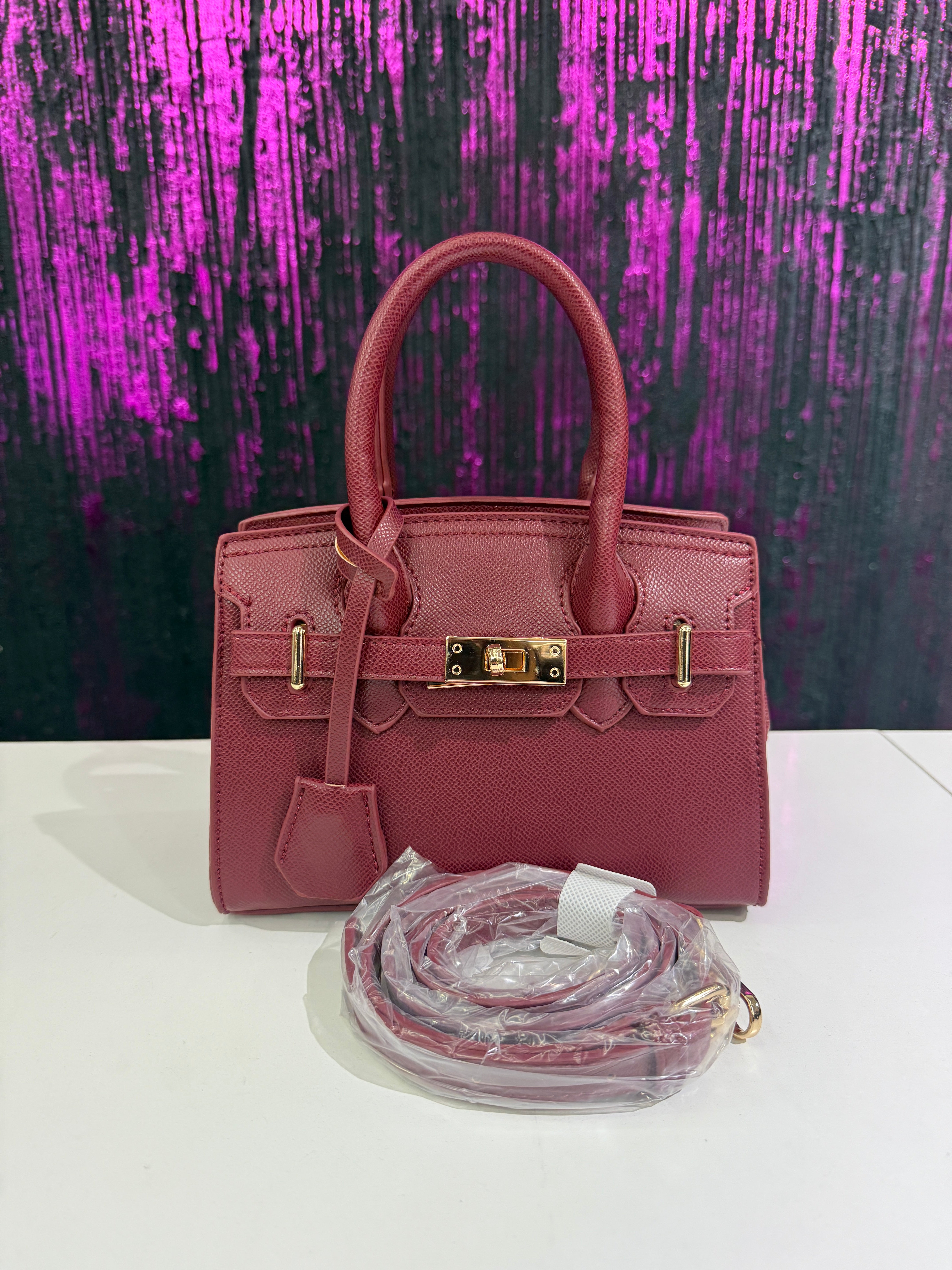 Borsa a Mano con Tracolla-Modello Mini Birkin