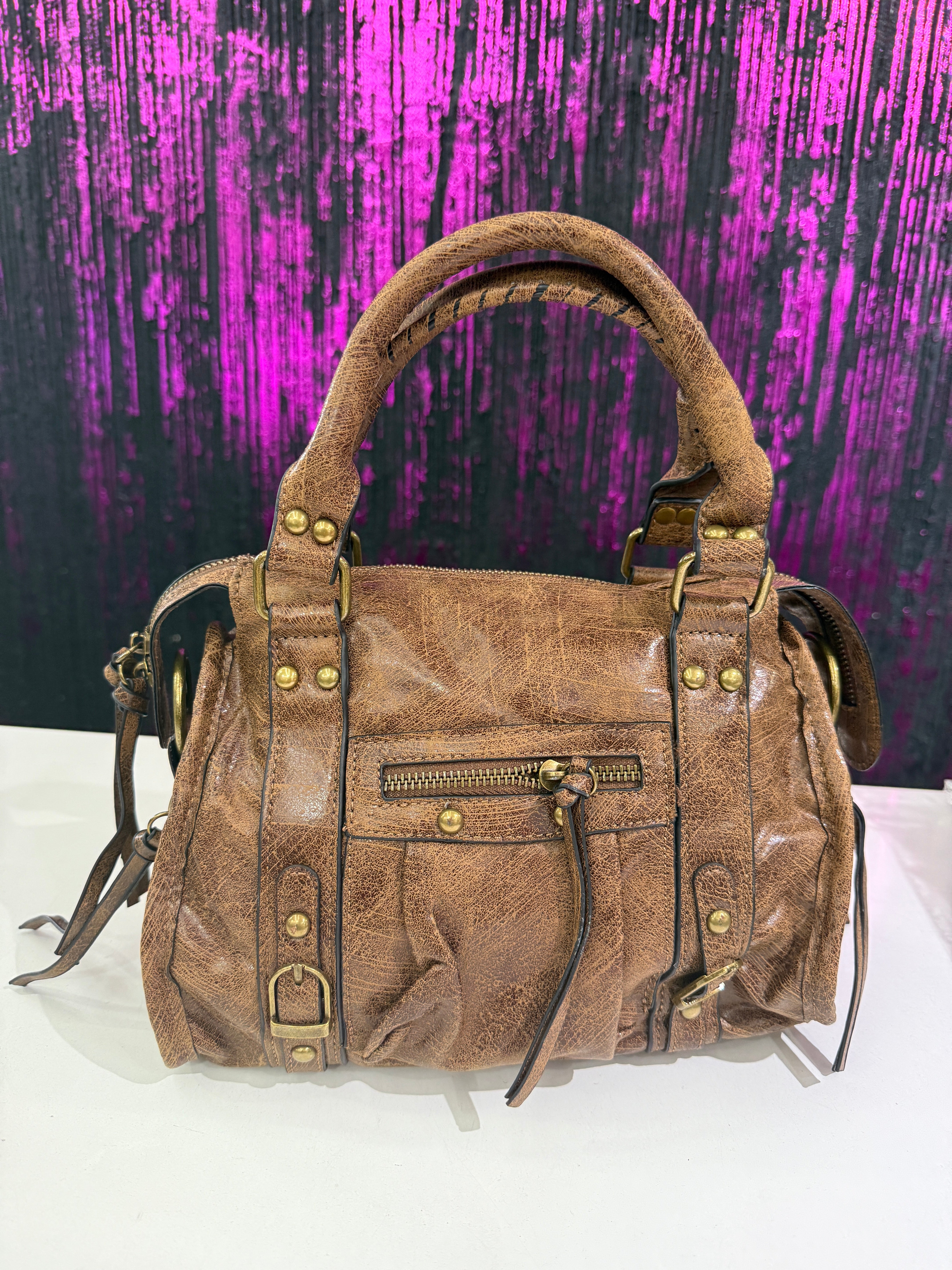 Borsa Donna Effetto Pelle Vintage