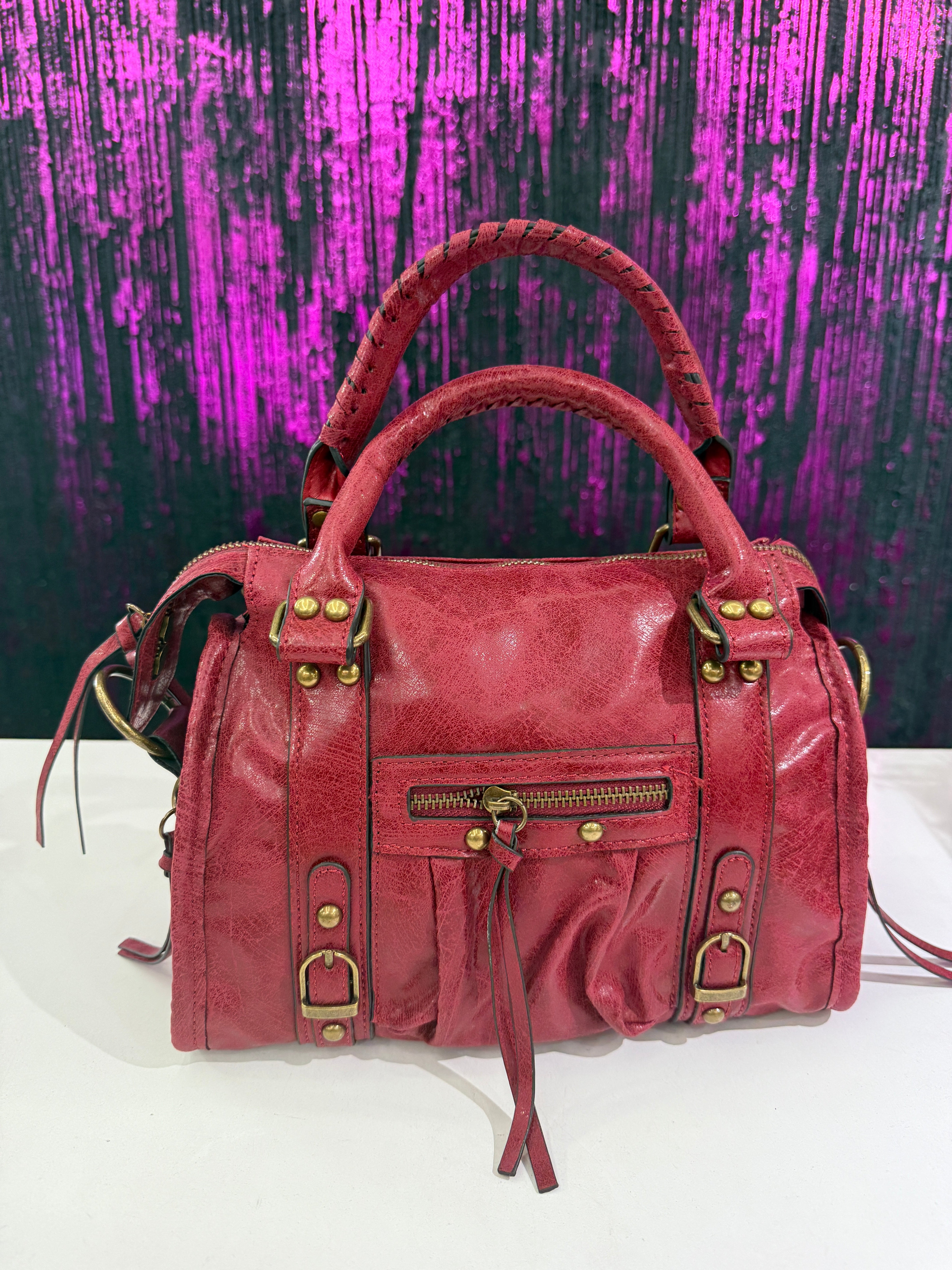 Borsa Donna Effetto Pelle Vintage