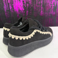 Sneakers Donna con Dettagli Intrecciati – Nero