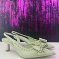 Slingback borchie fiocco