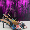 Slingback fiori