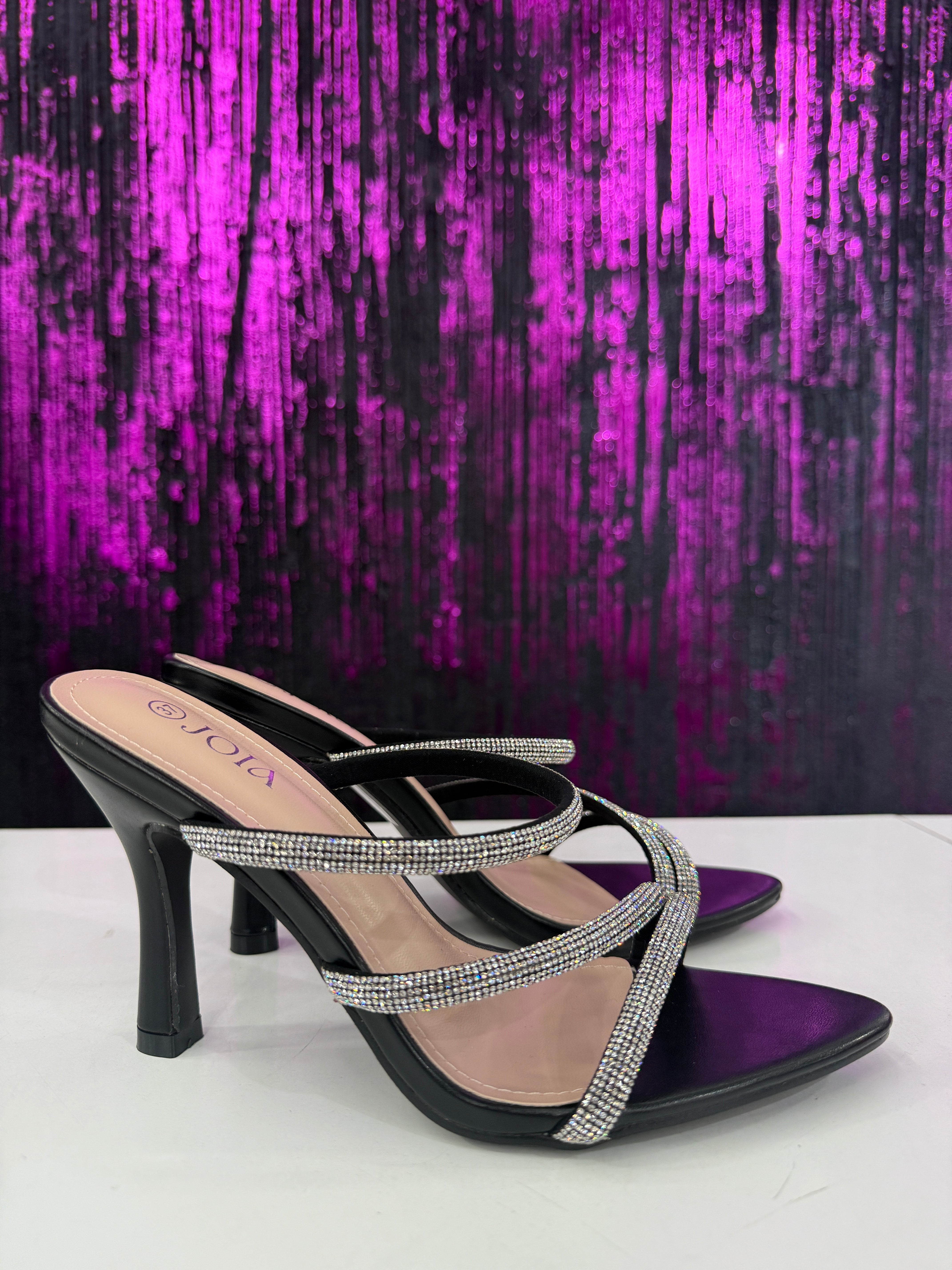 Mule gioiello strass
