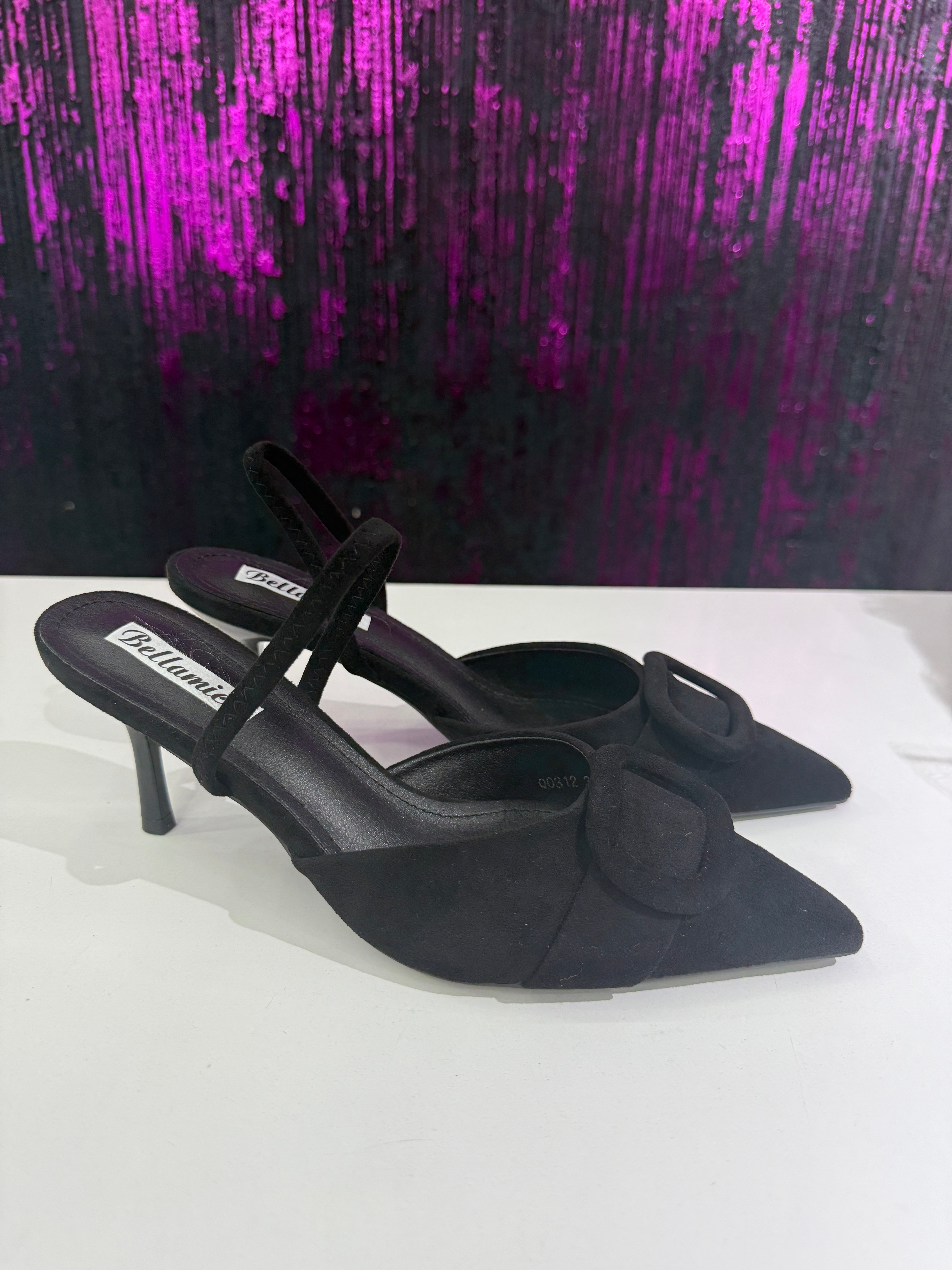 Slingback camoscio comoda