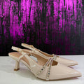 Slingback Donna Vernice con Strass