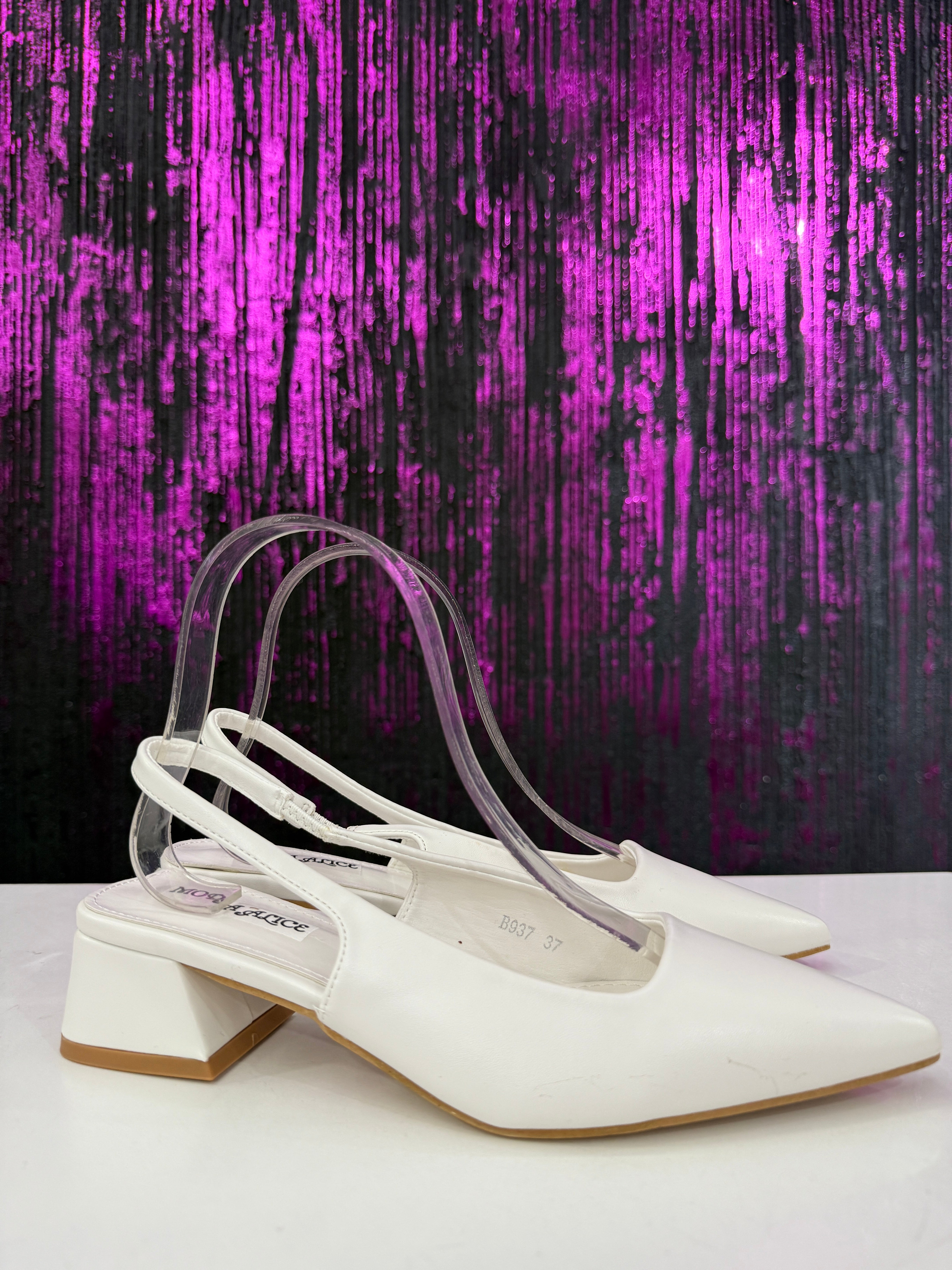 Slingback tacco doppio