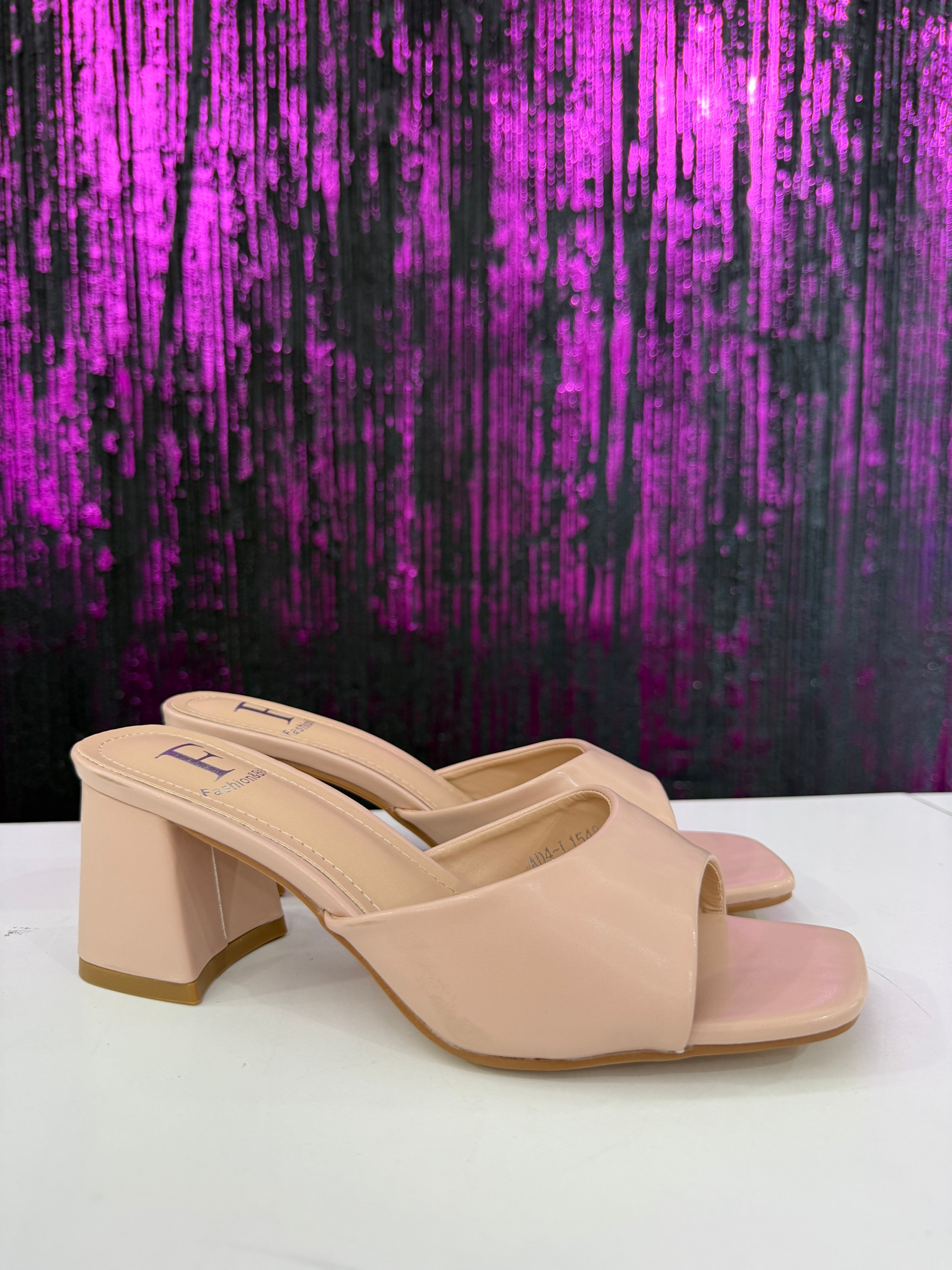 Mules tacco doppio