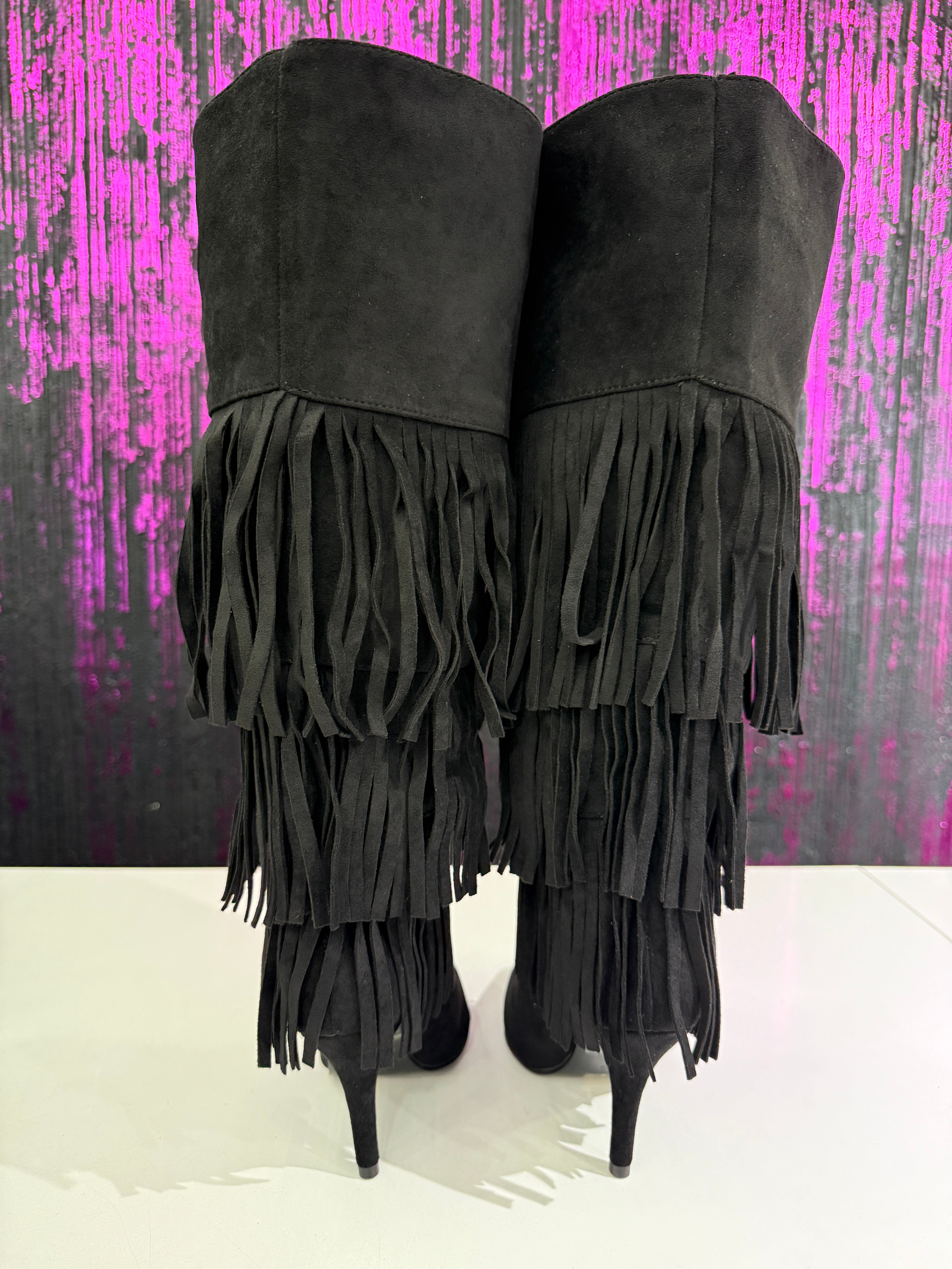 Stivale Donna con Frange