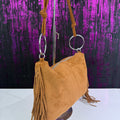Borsa in Scamosciato con Frange