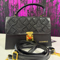 Borsa Coveri Nera con Ricamo