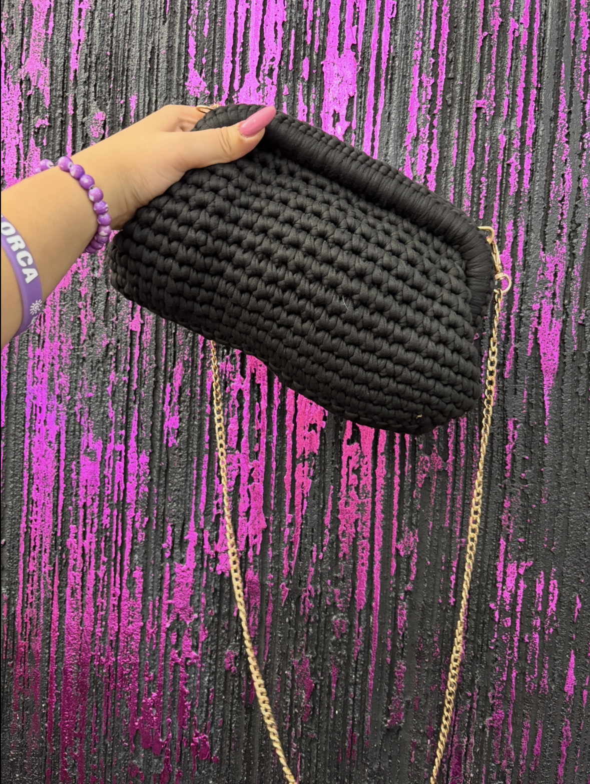 Borsa clutch mod.uncinetto