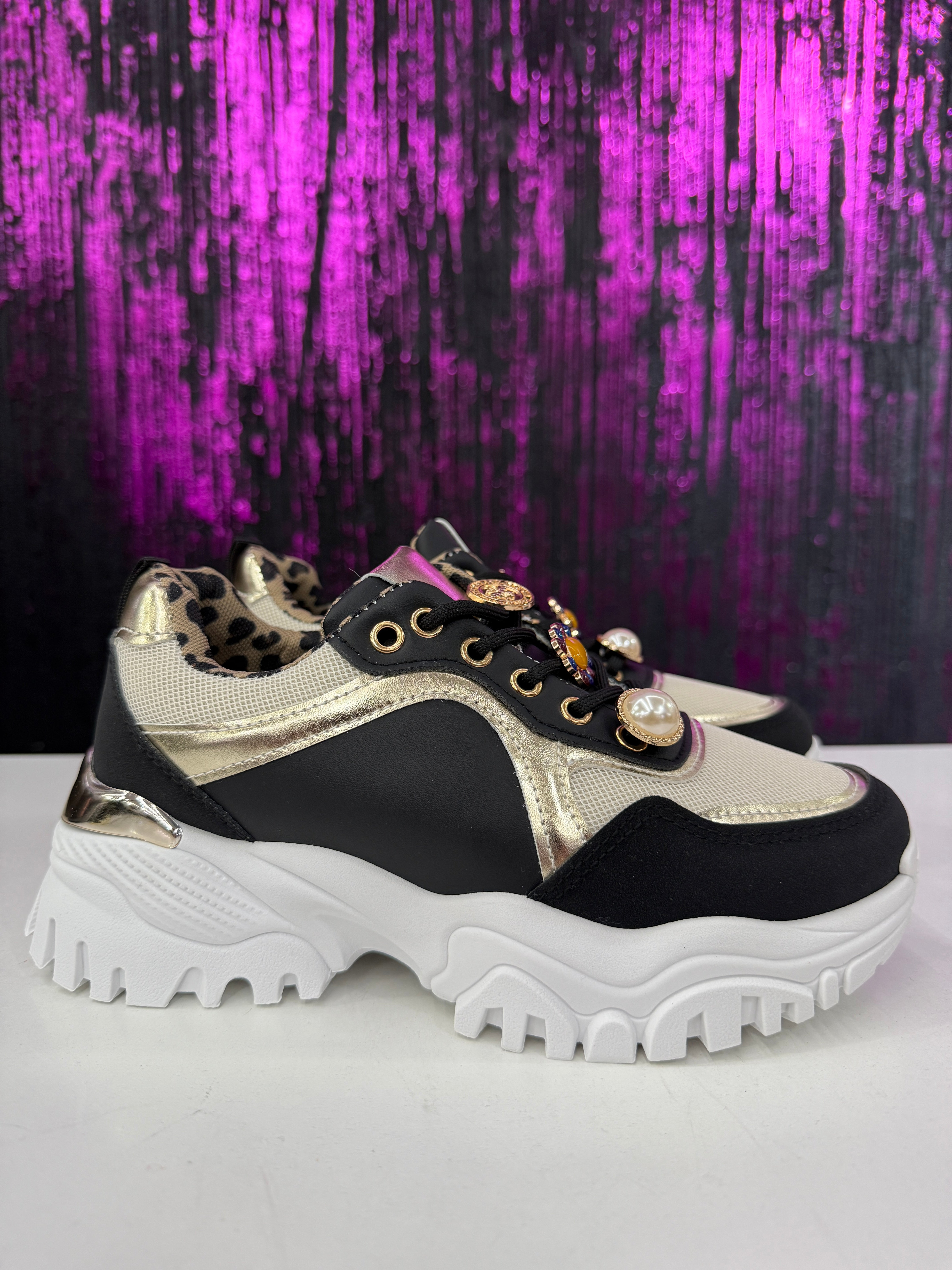 Sneakers  platform gioiello