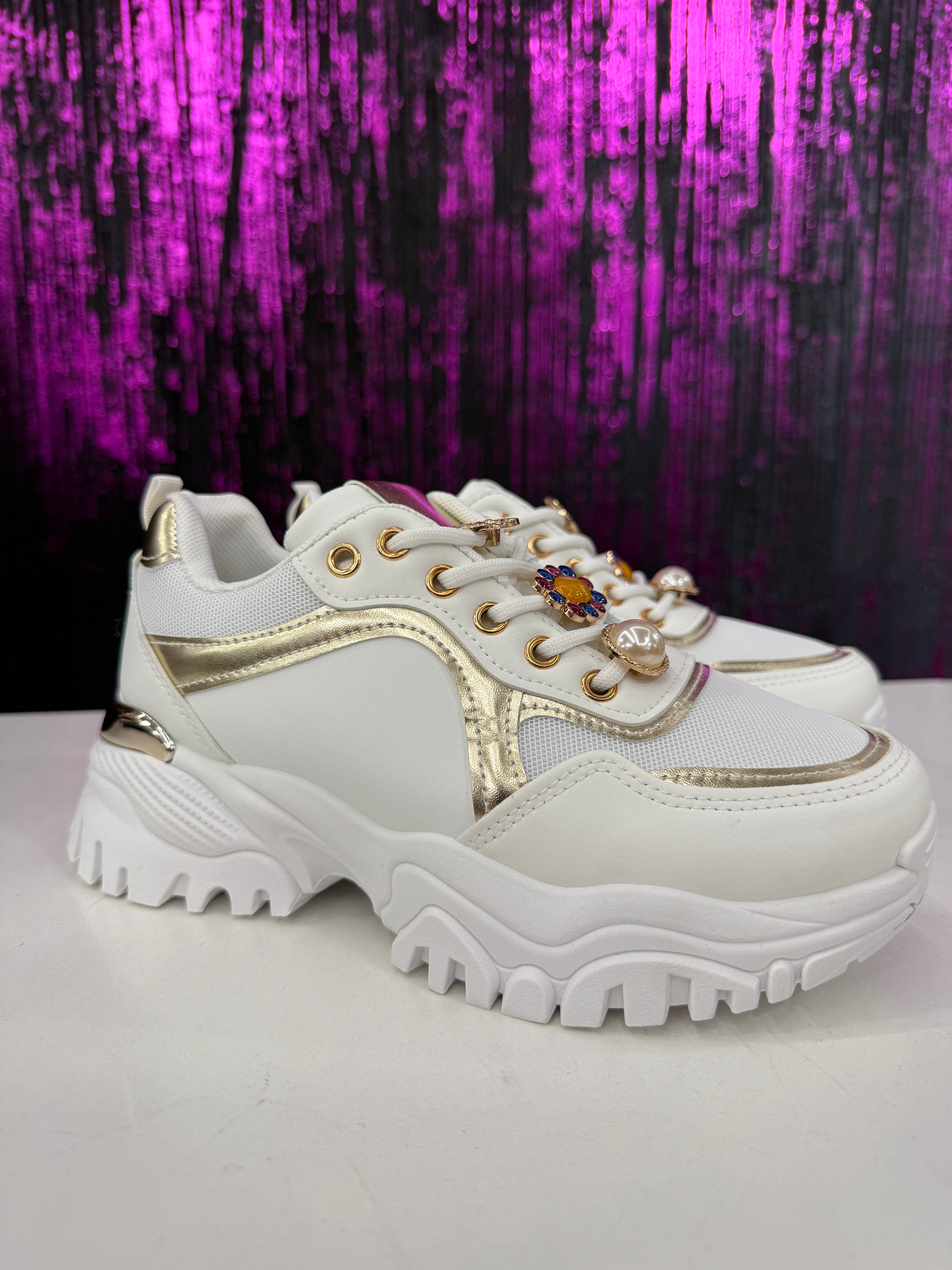 Sneakers  platform gioiello