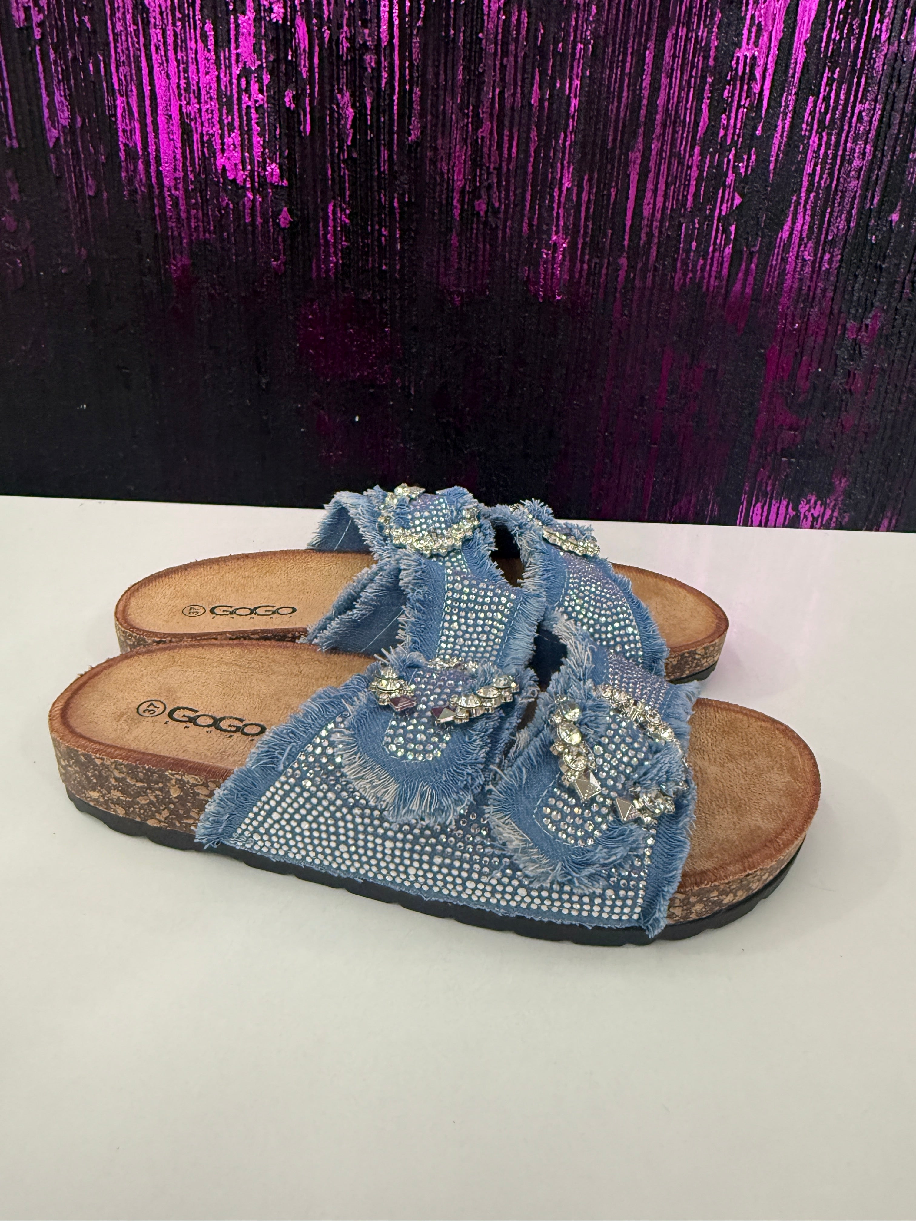 Ciabatte mod.Birk strass