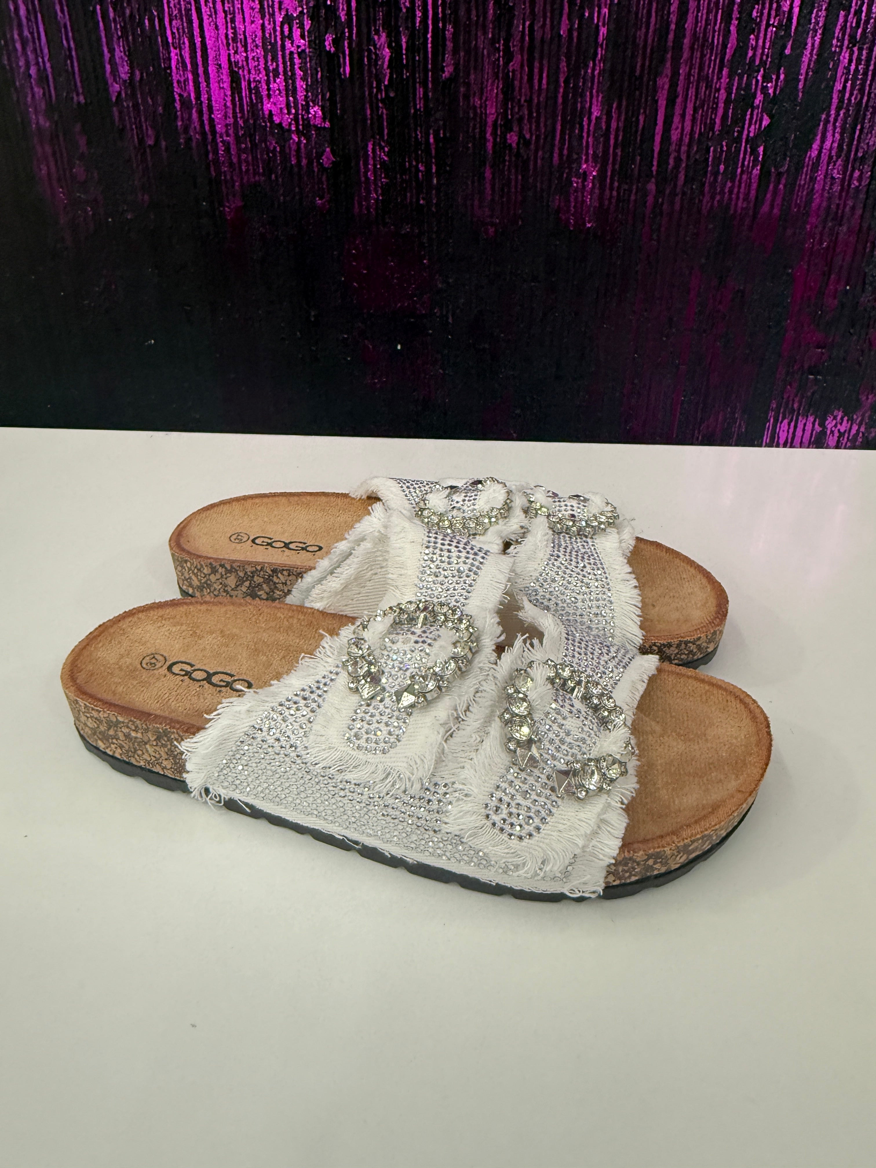 Ciabatte mod.Birk strass