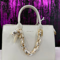 BORSA CON DETTAGLIO FOULARD