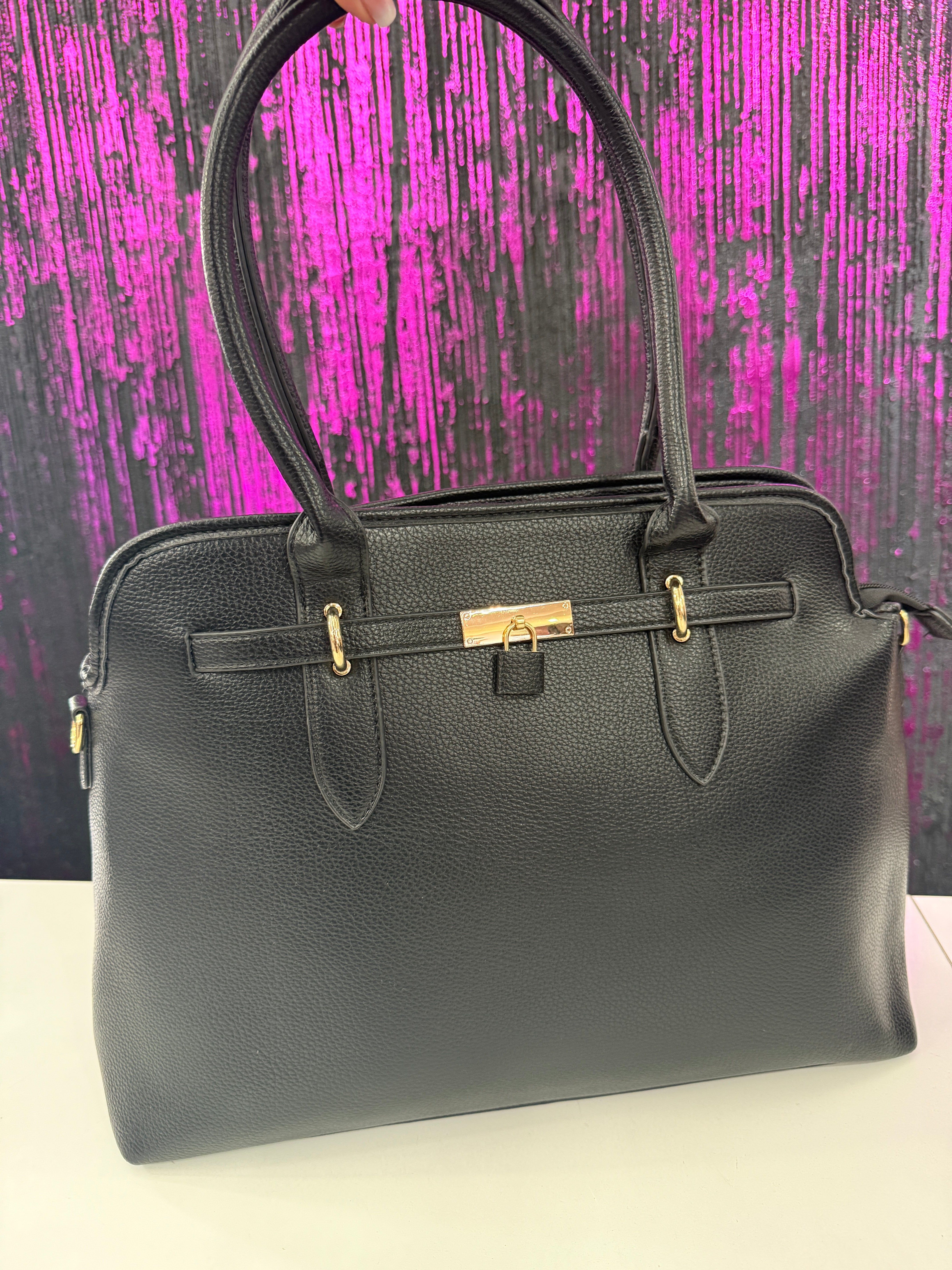 Borsa tote  in pelle traforata