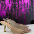 Slingback brillantinata