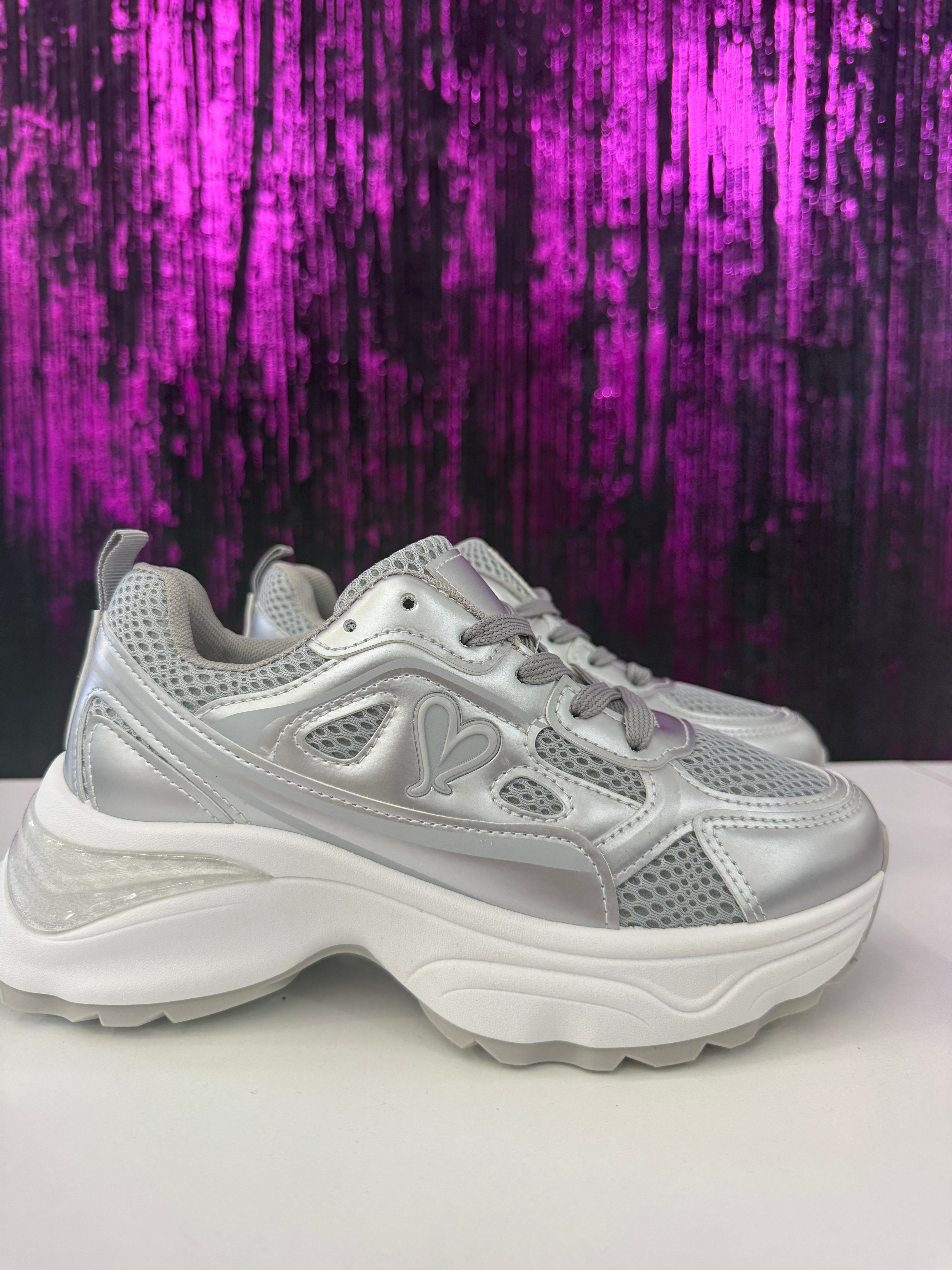 Sneakers chuncky cuore