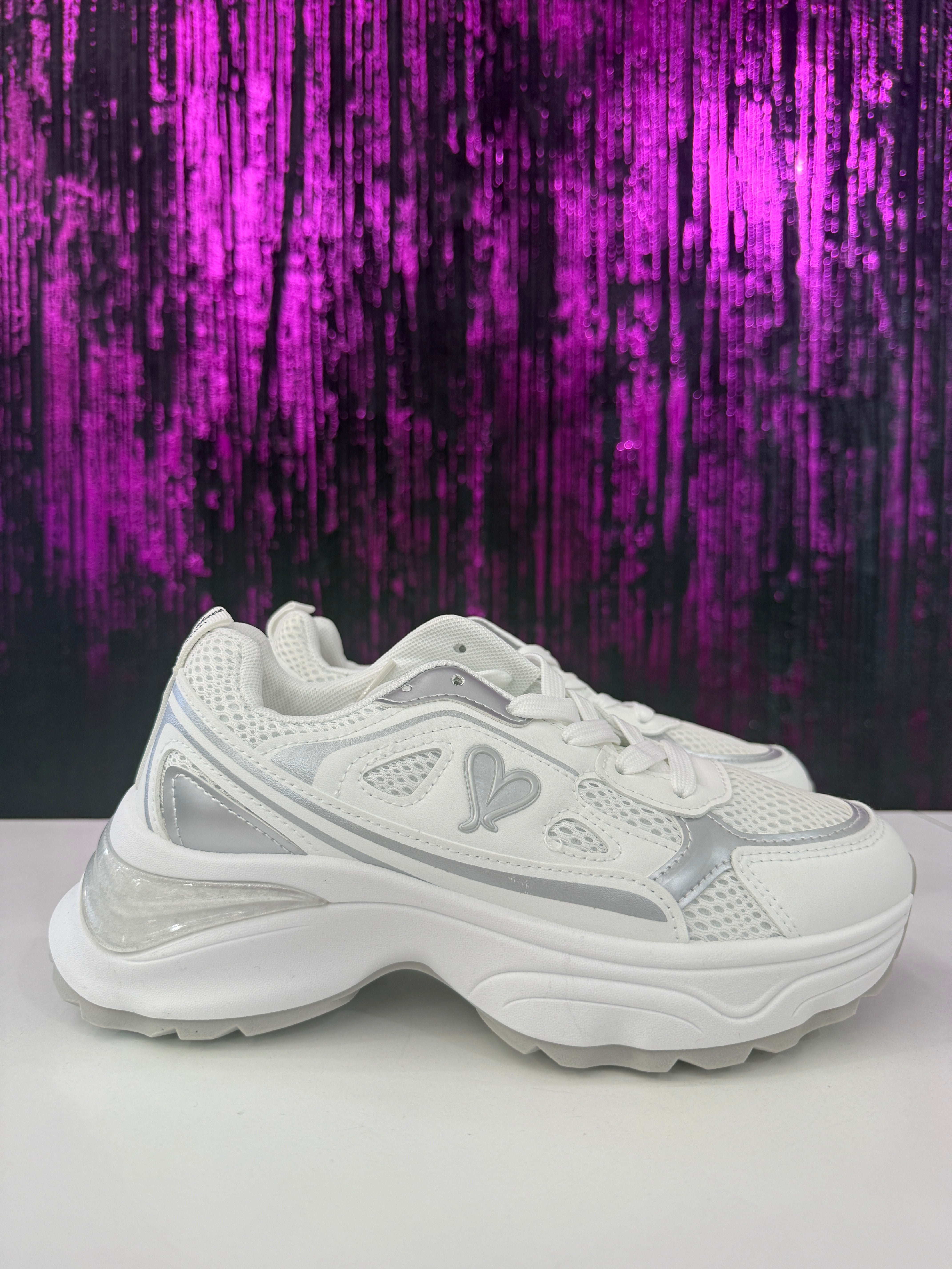 Sneakers chuncky cuore