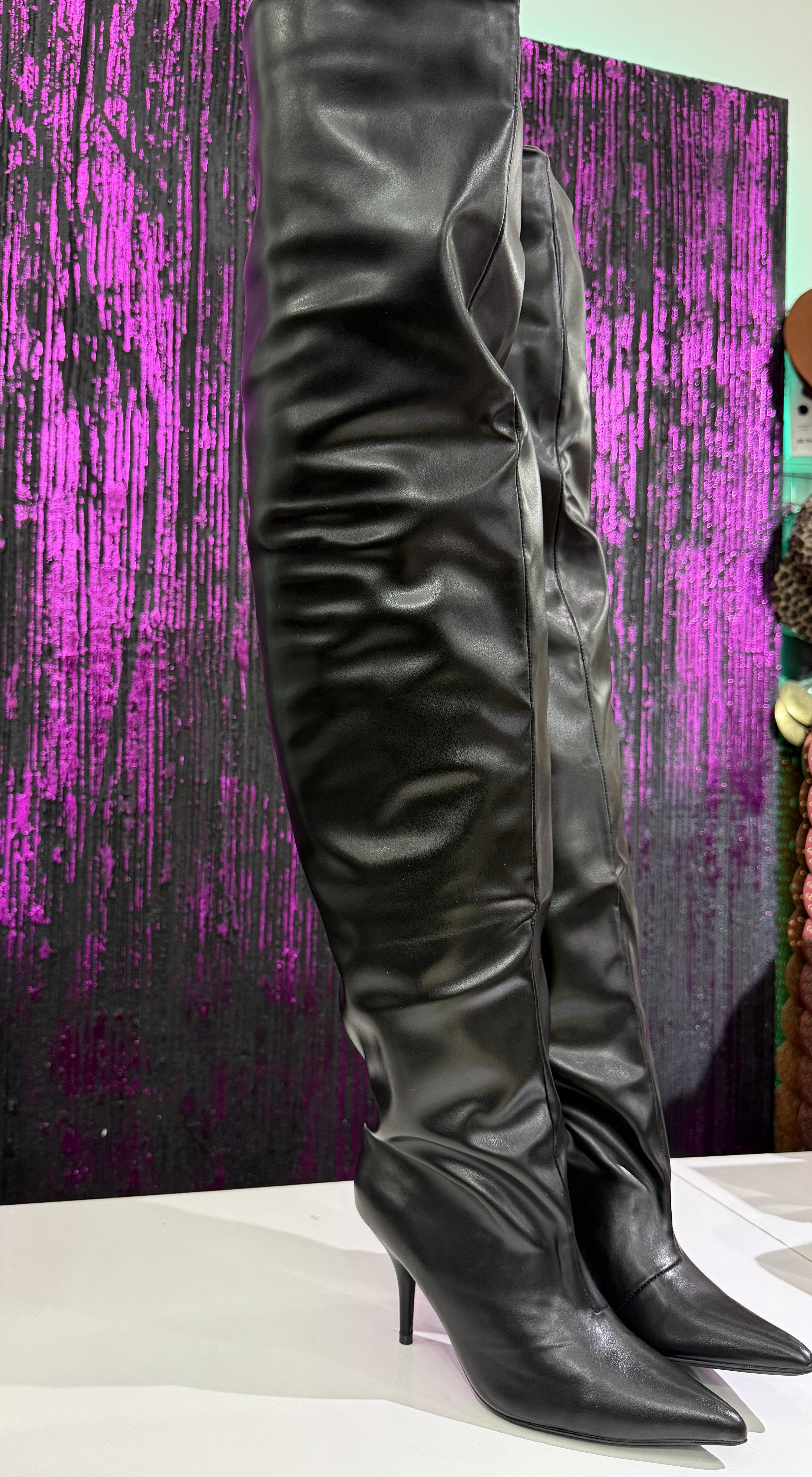 Stivali Donna sopra il ginocchio – Nero