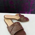 Ciabattine flat mod.intreccio