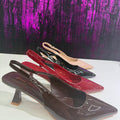 Slingback vernice – Tacco 3CM